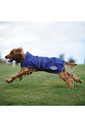 Weatherbeeta - Dog Comfitec Premier Free Parka Delux Dog Coat - Dark Blue / Grey / White